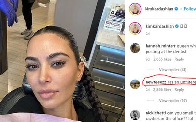 Kim Kardashian's Unfiltered Selfie Created The Mega Buzz on Instagram